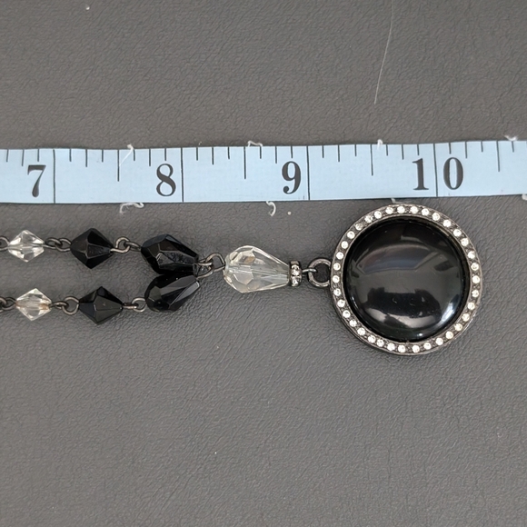 White House Black Market Acrylic and Glass Pendant Necklace - Picture 6 of 8